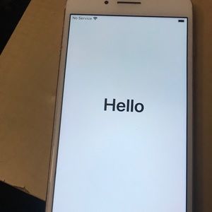 iPhone 8 Plus white, 128 gbs, perfect condition